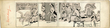 CLIFFORD McBRIDE -NAPOLEON DAILY PRODUCTION ART 4-19-43