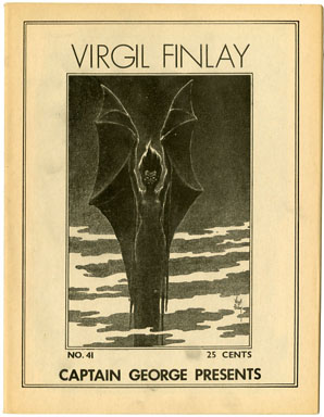 CAPTAIN GEORGE PRESENTS #41 FANZINE VIRGIL FINLAY 1971