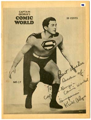 CAPTAIN GEORGE'S COMIC WORLD #27 (1970) FANZINE EISNER