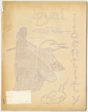DUAL IDENTITY #1 (1964) FANZINE - RONN FOSS ALLY TALLY