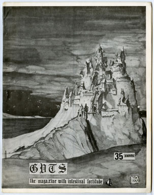 GUTS #4 (1968) FANZINE - RAY BRADBURY  TIM KIRK COVER