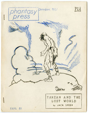 PHANTASY PRESS #17 (1957) FANZINE - AL WILLIAMSON Cover