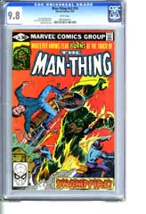 MAN-THING #v2 #10 (1981) CGC NM/MT 9.8 WHITE Pages