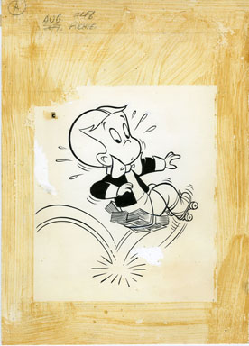 WARREN KREMER - RICHIE RICH #48 COVER ORIGINAL ART 1966