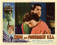 CRIME & PUNISHMENT U.S.A. (1959) - LOBBY CARD SET OF 8