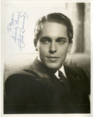 FRED LAURENCE - SIGNED VINTAGE PORTRAIT PHOTOGRAPH