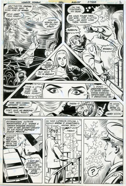 JOSE DELBO - WONDER WOMAN #282 Pg 3 ORIG ART 1981 RANDU