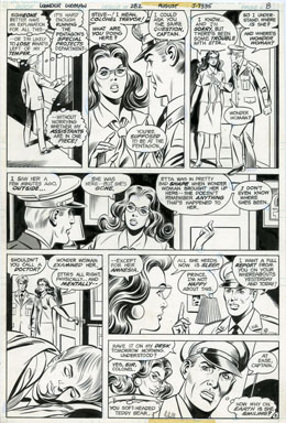 JOSE DELBO - WONDER WOMAN #282 Pg 6 ORIG ART 1981 TREVOR