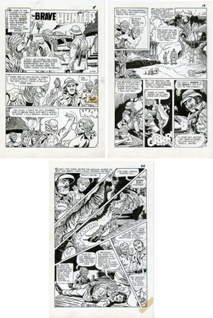 PAT BOYETTE - PHANTOM #41 CMPLT 3-PG STORY ART  HUNTER