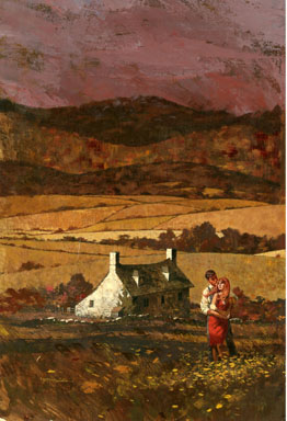 ROBERT McGINNIS - "TO A GOOD LAND" PAPERBACK COVER ART