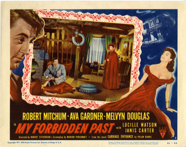MY FORBIDDEN PAST (1951) LOBBY CARD #1 AVA GARDNER