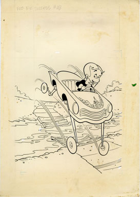 WARREN KREMER - RICHIE RICH SUCCESS #48 COVER ORIG ART