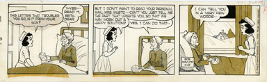 BOB NAYLOR - BIG SISTER DAILY STRIP ORIG ART 4-19-65