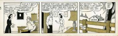 BOB NAYLOR - BIG SISTER DAILY STRIP ORIG ART 4-21-65
