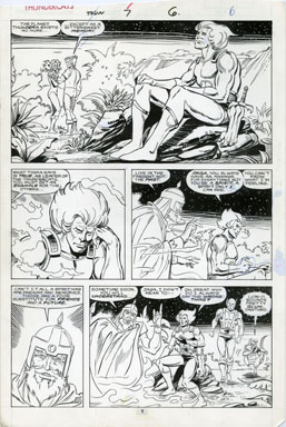 JOSE DELBO - THUNDERCATS #7 Pg 5 ORIG ART (1986) JAGA