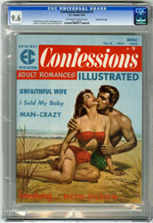 CONFESSIONS ILLUSTRATED #2 (1956) CGC NM+ 9.6 OWW GAINES FILE COPY