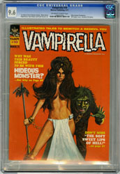 VAMPIRELLA #10 (1971) CGC NM+ 9.6 OWW Pgs WOOD/BRUNNER