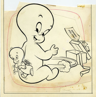 WARREN KREMER -FRIENDLY GHOST CASPER #18 COVER ORIG ART