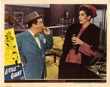 LITTLE GIANT (1946) - LOBBY CARD (NOISEMAKER) BUD ABBOTT LOU COSTELLO