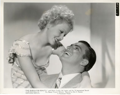 BUSTER CRABBE/IDA LUPINO - SEARCH FOR BEAUTY (1934) STILL