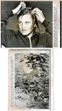 NEWS PHOTO: SHANE GOULD - OLYMPIC MEDALIST SWIMMER 1971