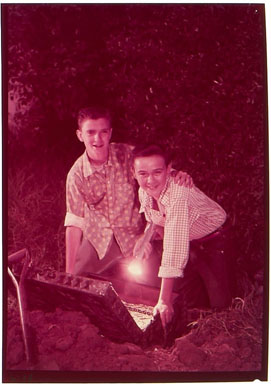 HARDY BOYS PHOTO COVER COLOR TRANSPARENCY / TOMMY KIRK