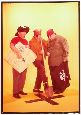 3 STOOGES #16 - PHOTO COVER COLOR TRANSPARENCY (1963)