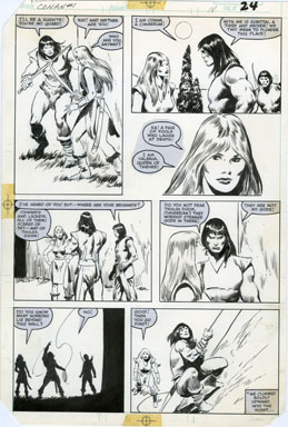 JOHN BUSCEMA - CONAN MOVIE SPECIAL #1 PAGE 18 ORIG ART