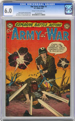 OUR ARMY AT WAR #1 (1952) CGC FN 6.0 COW Pgs INFANTINO