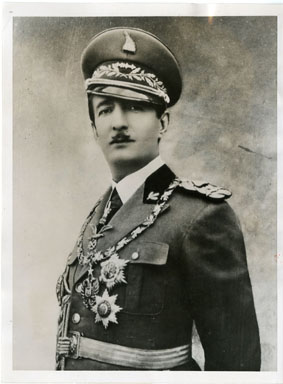 NEWS PHOTO: KING ZOG OF ALBANIA BEFORE EXILE (1938)