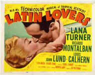 LATIN LOVERS 1953 LOBBY CARDS (7) LANA TURNER RICARDO MONTALBAN