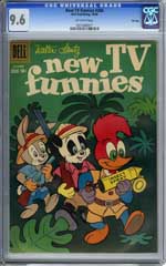 NEW TV FUNNIES #260 (1958) CGC NM+ 9.6 OW Pgs FILE COPY