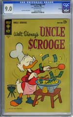 UNCLE SCROOGE #43 (1963) CGC VF/NM 9.0 OW Pgs - DISNEY