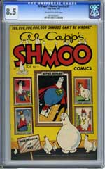 AL CAPP'S SHMOO COMICS #2 (1949) CGC VF+ 8.5 OWW Pages