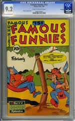 FAMOUS FUNNIES #151 (1947) CGC NM- 9.2 COW Pg FILE COPY