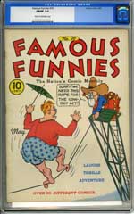 FAMOUS FUNNIES #70 (1940) CGC FN/VF 7.0 COW Pages