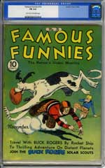 FAMOUS FUNNIES #76 (1940) CGC FN 6.0 FOOTBALL - RUGBY