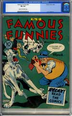 FAMOUS FUNNIES #92 CGC FN 6.0 COW Pages HG PETERS