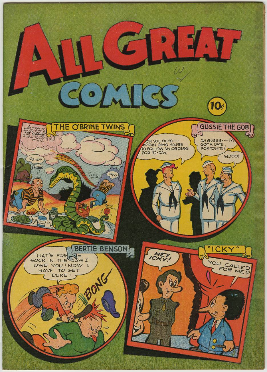 ALL GREAT COMICS #1(1946) Davis Crippen D COPY