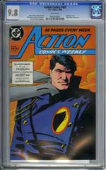 ACTION COMICS #603 (1988) CGC NM/MT 9.8 WHT Pg SAPPHIRE
