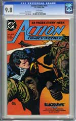 ACTION COMICS #616 (1988) CGC NM/MT 9.8 WHTpg ALEX TOTH