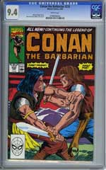 CONAN THE BARBARIAN #233 (1990) CGC NM 9.4 WHT Pages