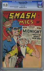 SMASH COMICS #48 (1943) CGC VF/NM 9.0 OFF-WHITE Pages