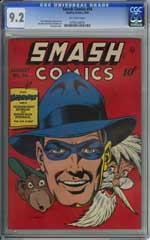 SMASH COMICS #54 (1944) CGC NM- 9.2 OFF-WHITE Pages