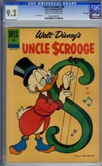 UNCLE SCROOGE #38 (1962) CGC NM- 9.2 COW Pgs FILE COPY