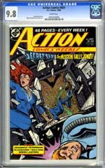 ACTION COMICS #620 (1988) CGC NM/MT 9.8 WHITE Pages