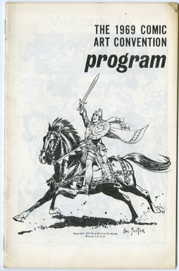 COMIC ART CONVENTION 1969 PROGRAM BOOK Kurtzman FOSTER