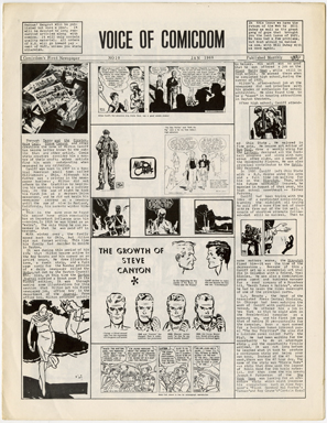 VOICE OF COMICDOM #10 (1968) FANZINE MARV WOLFMAN DuBAY