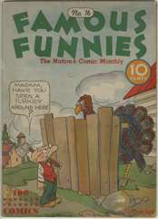 FAMOUS FUNNIES #16 - 4 pages BUCK ROGERS - 1935