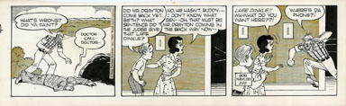 BOB NAYLOR - BIG SISTER DAILY STRIP ORIG ART 2-25-65